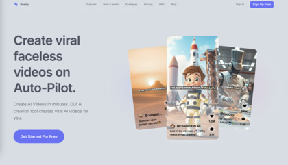 ReelioAI screenshot