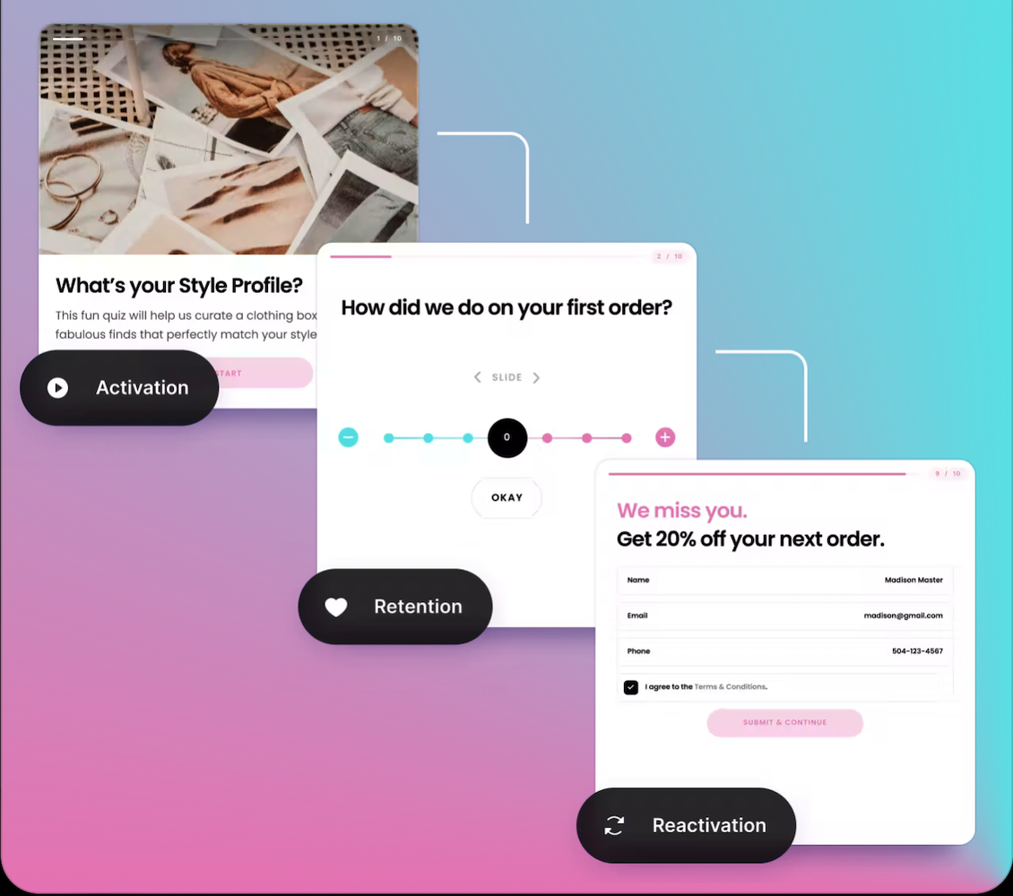 Riddle Build lead funnels with quizzes.