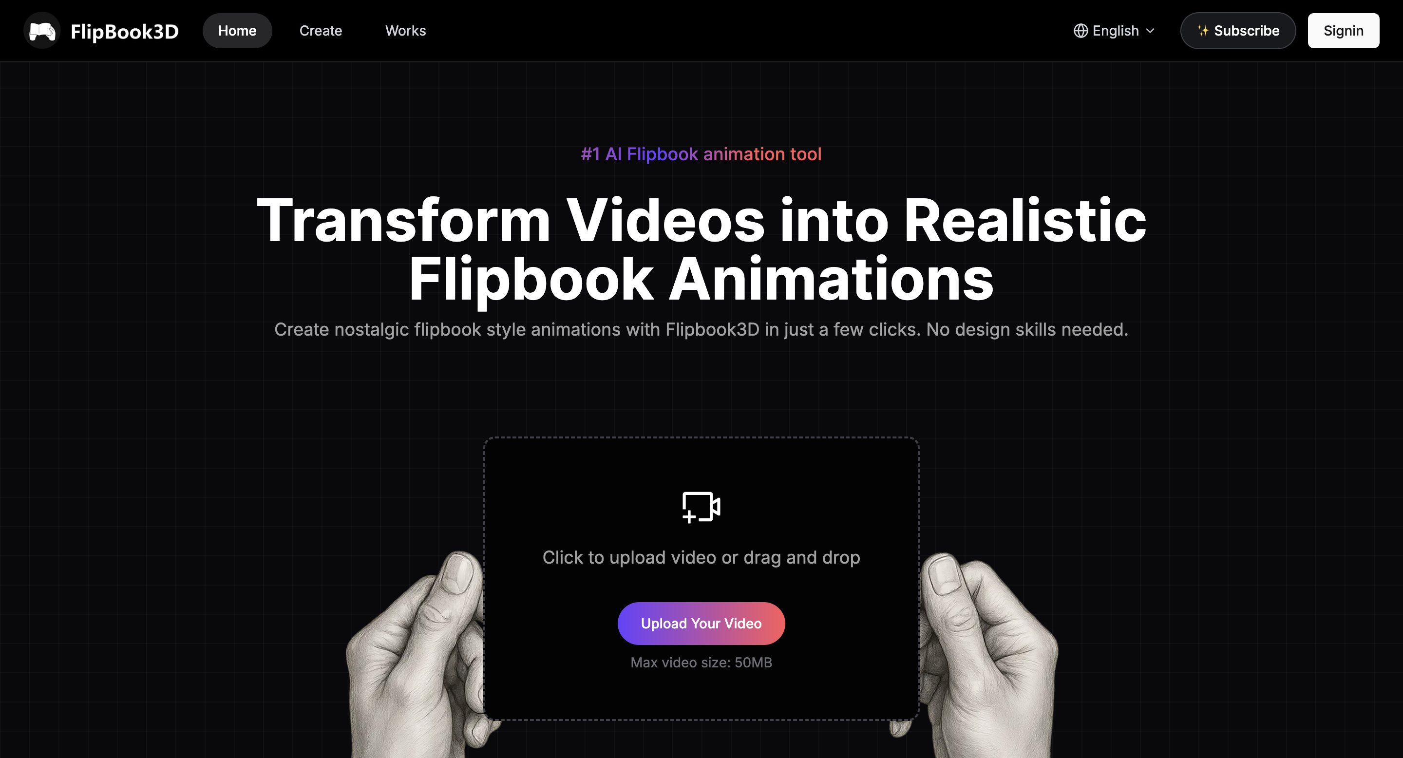 FlipBook3D homepage