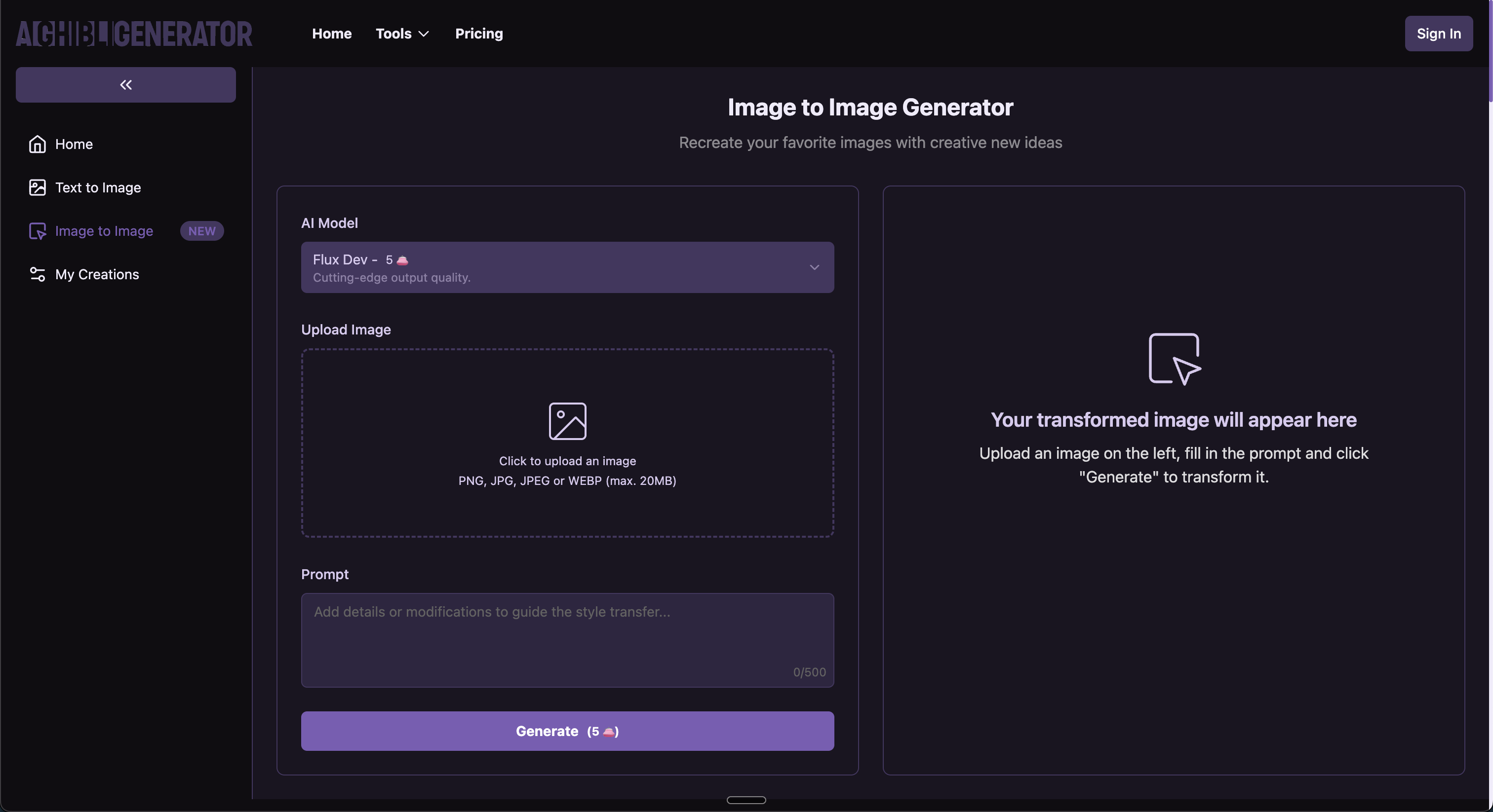 AI Ghibli Generator image to image