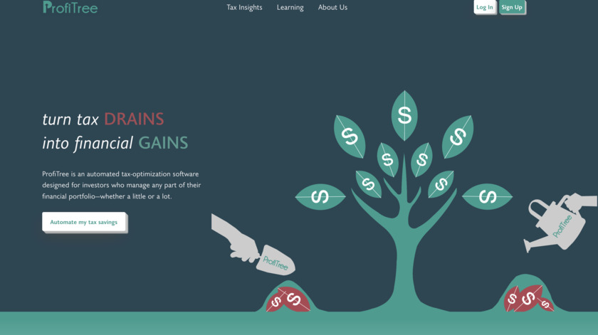 ProfiTree Tax Landing Page