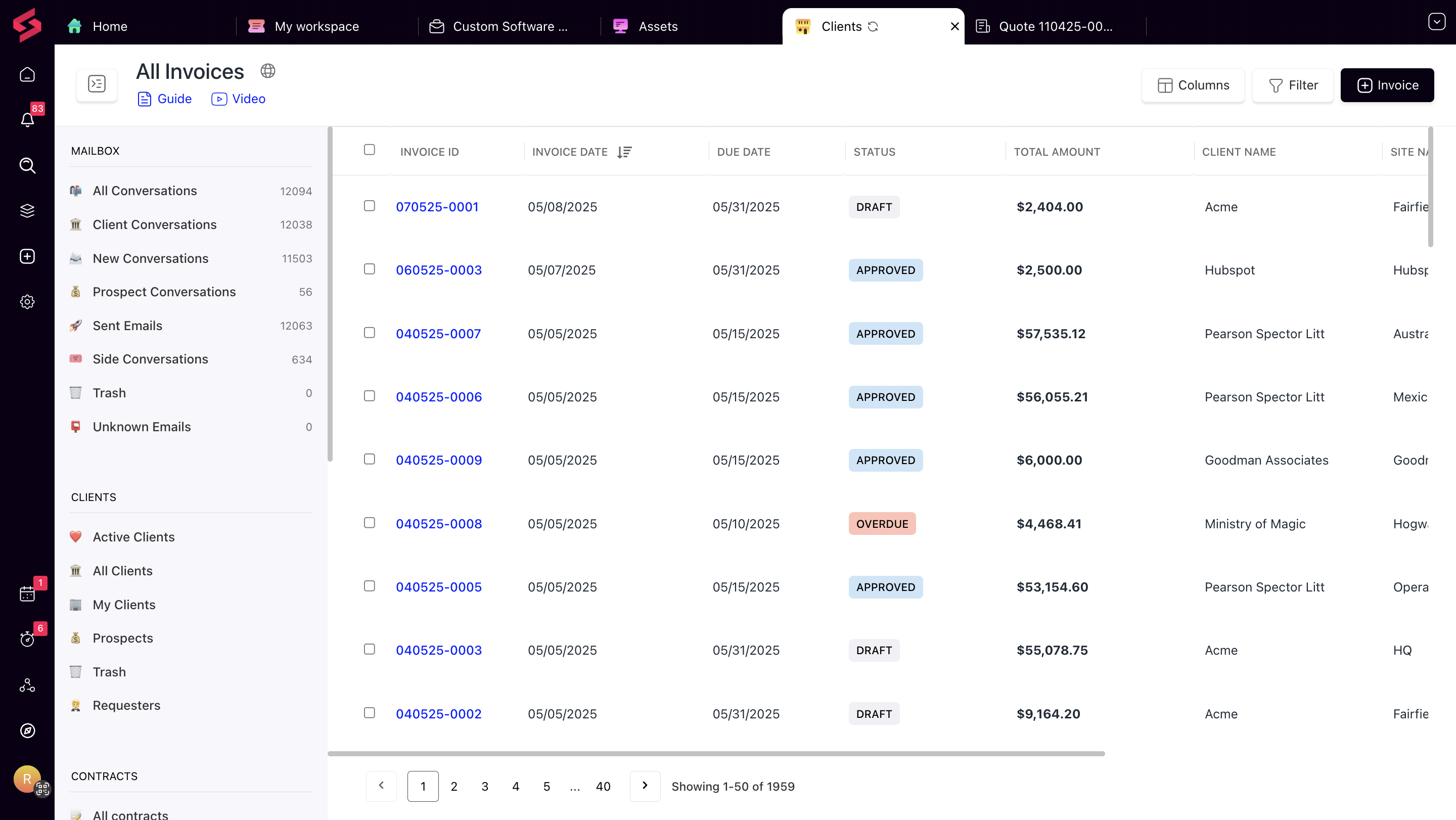 SuperOps.ai Invoicing