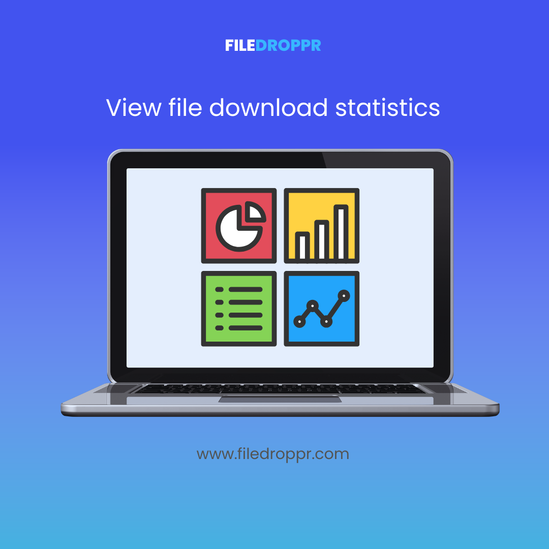 FileDroppr View download statistics