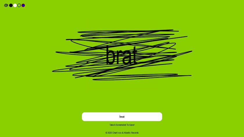 Brat Generator Landing Page