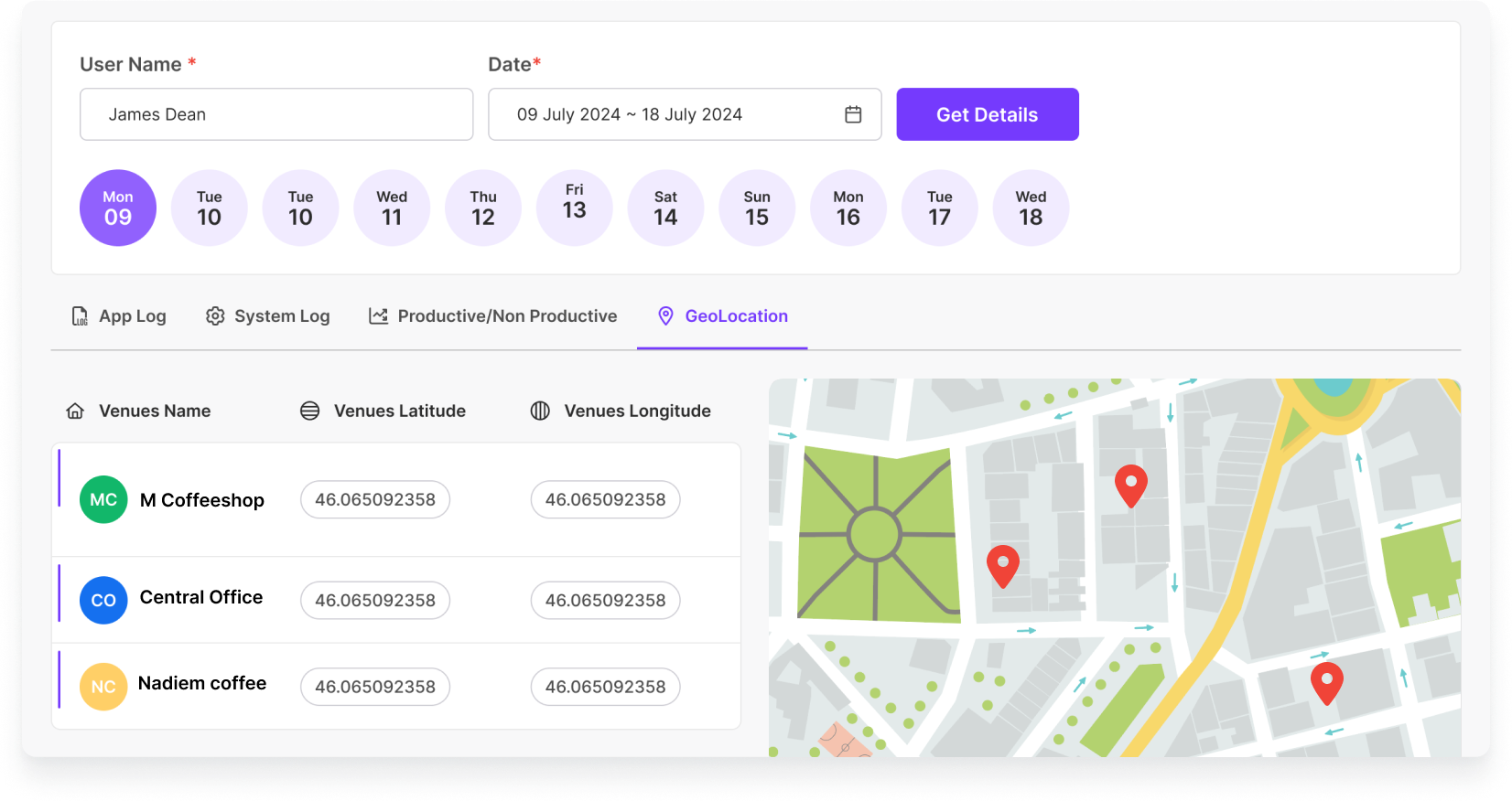 MaxelTracker Location tracking