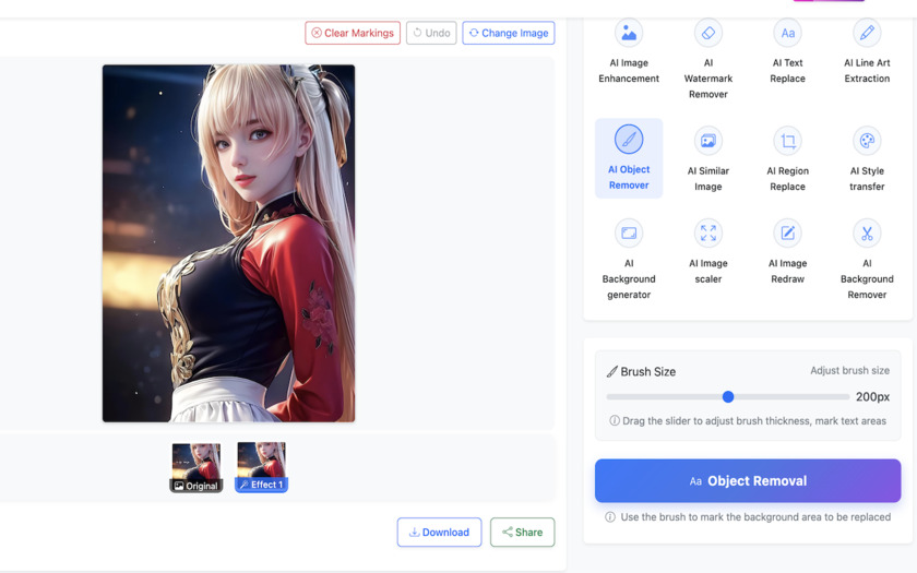 AIImageEditor.me Landing Page