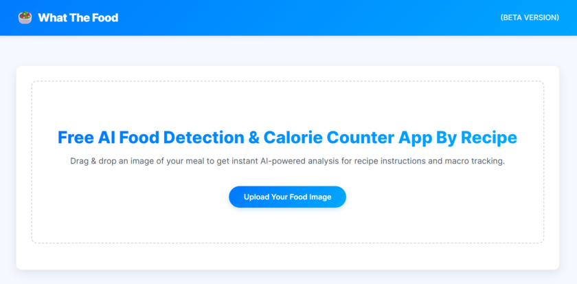 What The Food Landing Page What The Food Landing Page