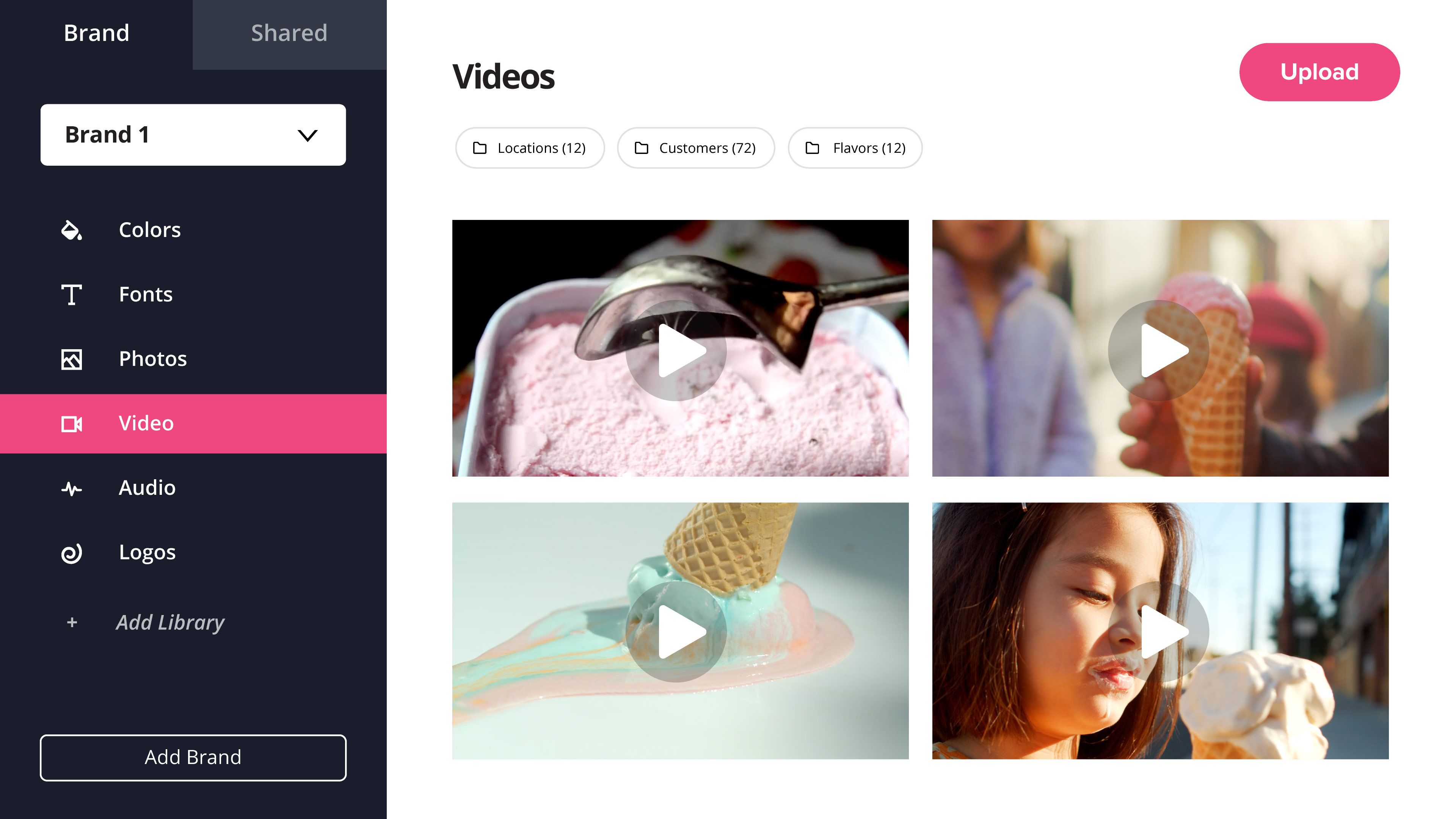 Design Huddle Host and manage media assets or integrate third-party media libraries.