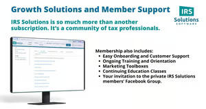 IRS Solutions Growth Solutions and Member Support