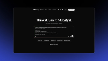 Macaly image