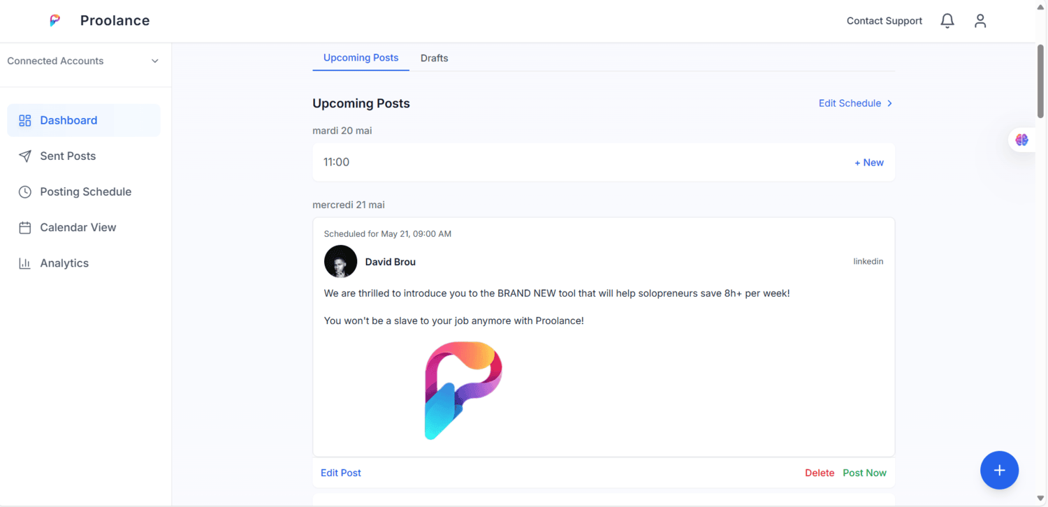 Proolance Proolance Dashboard