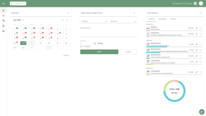 Timecity.io Home Desktop