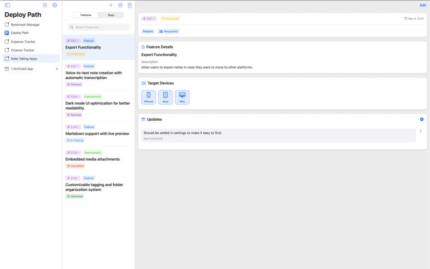 Deploy Path Landing Page