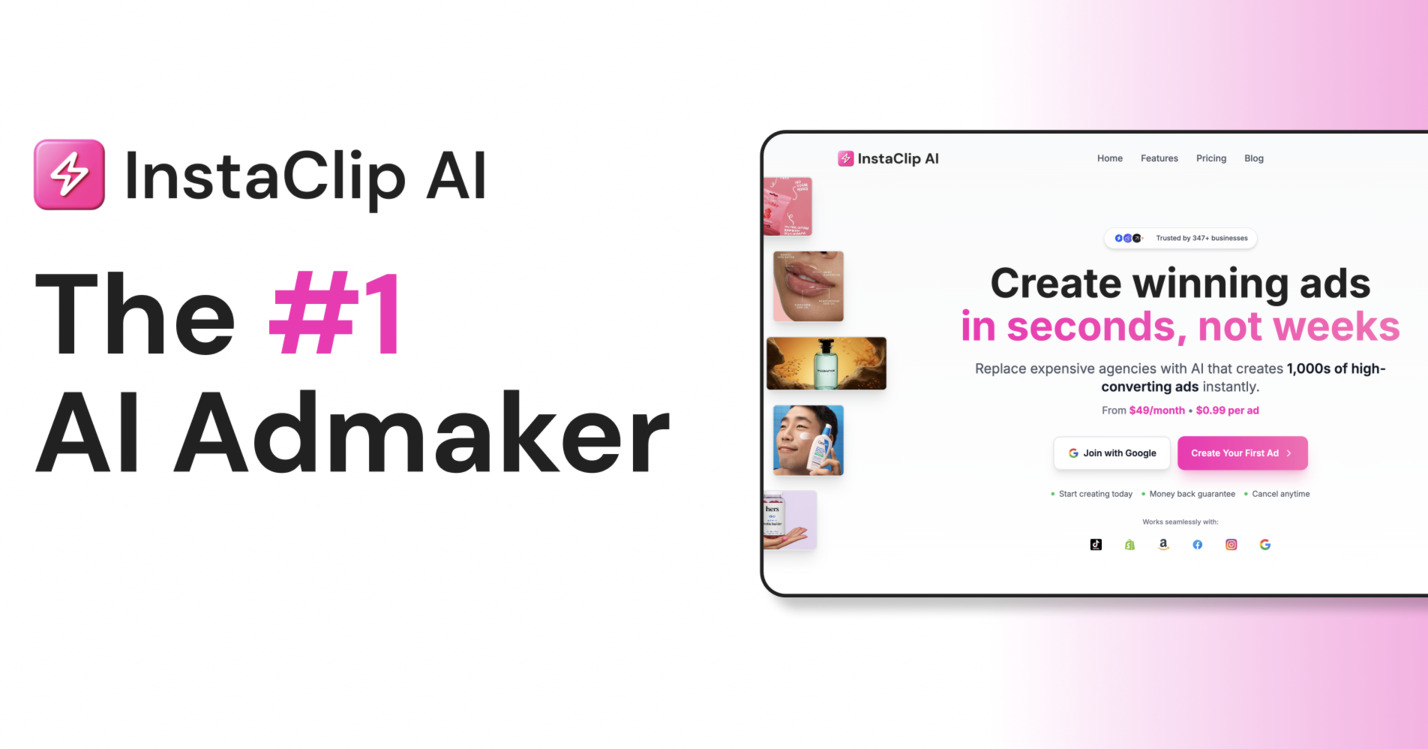 InstaClip AI The #1 AI Admaker