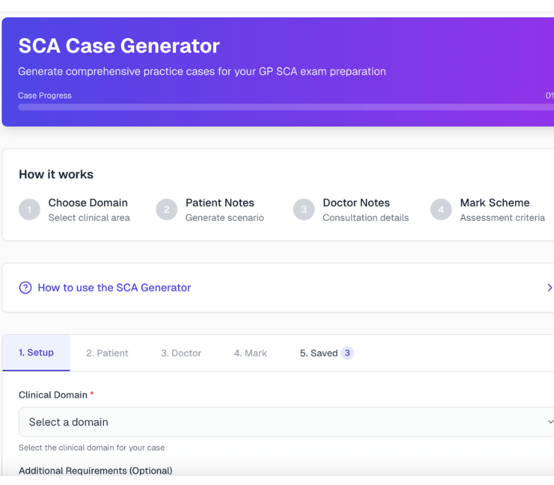 SCA Prep SCA Cases Generator