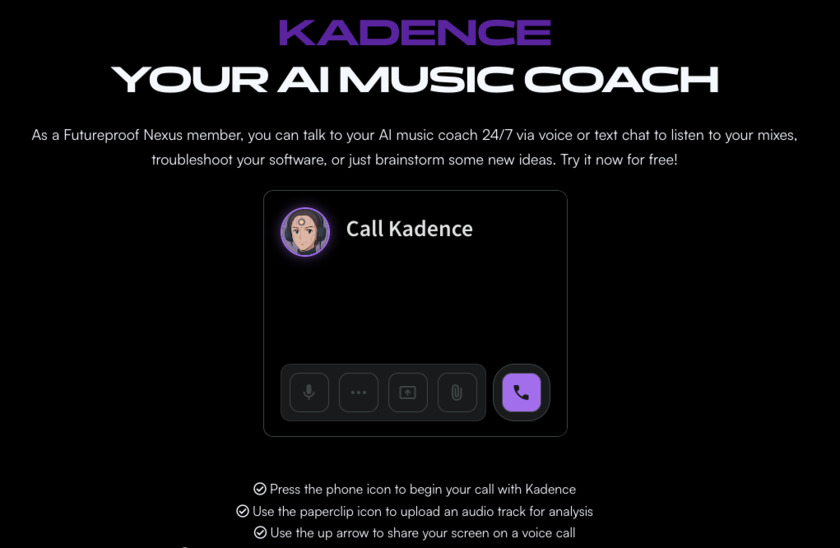 Kadence Kadence voice widget
