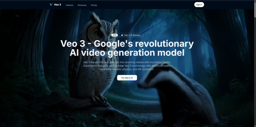 Veo3.art Landing Page