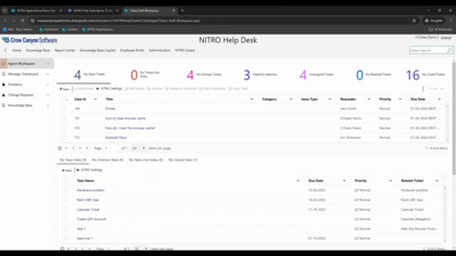 NITRO Help Desk image