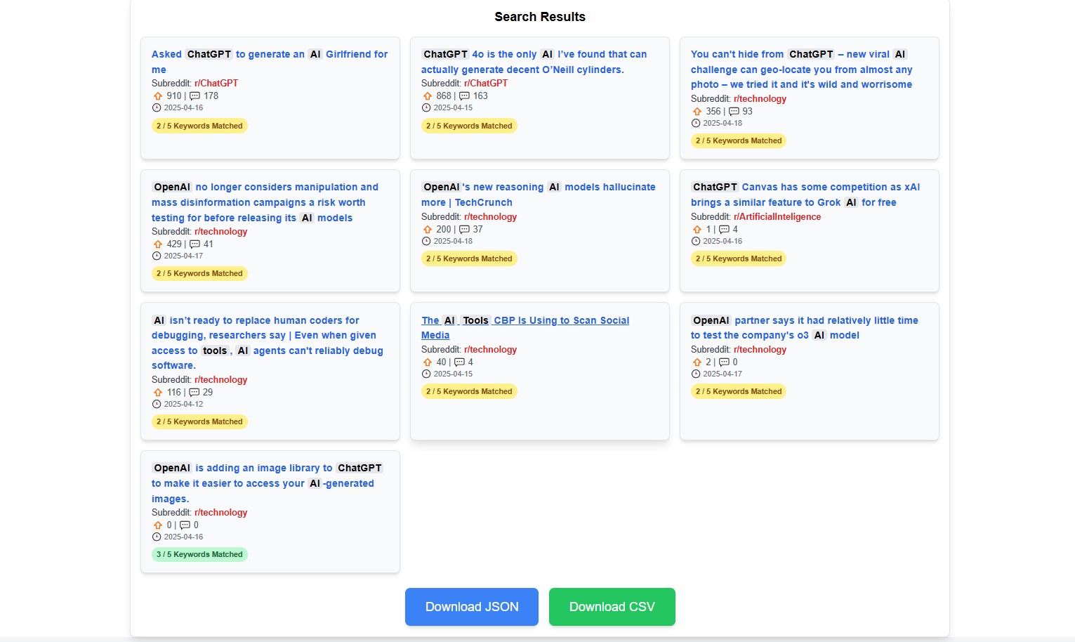TrendSearch.indiefusion.org Search Result _Preview