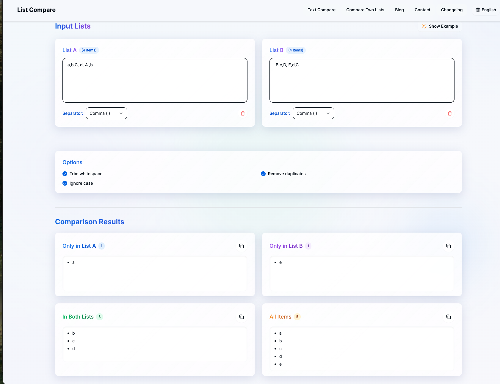 List-Compare.net 