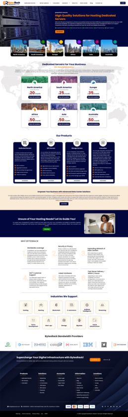 BytesRack Landing Page