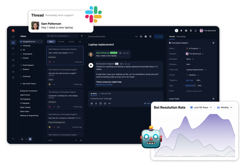 Unthread Landing Page
