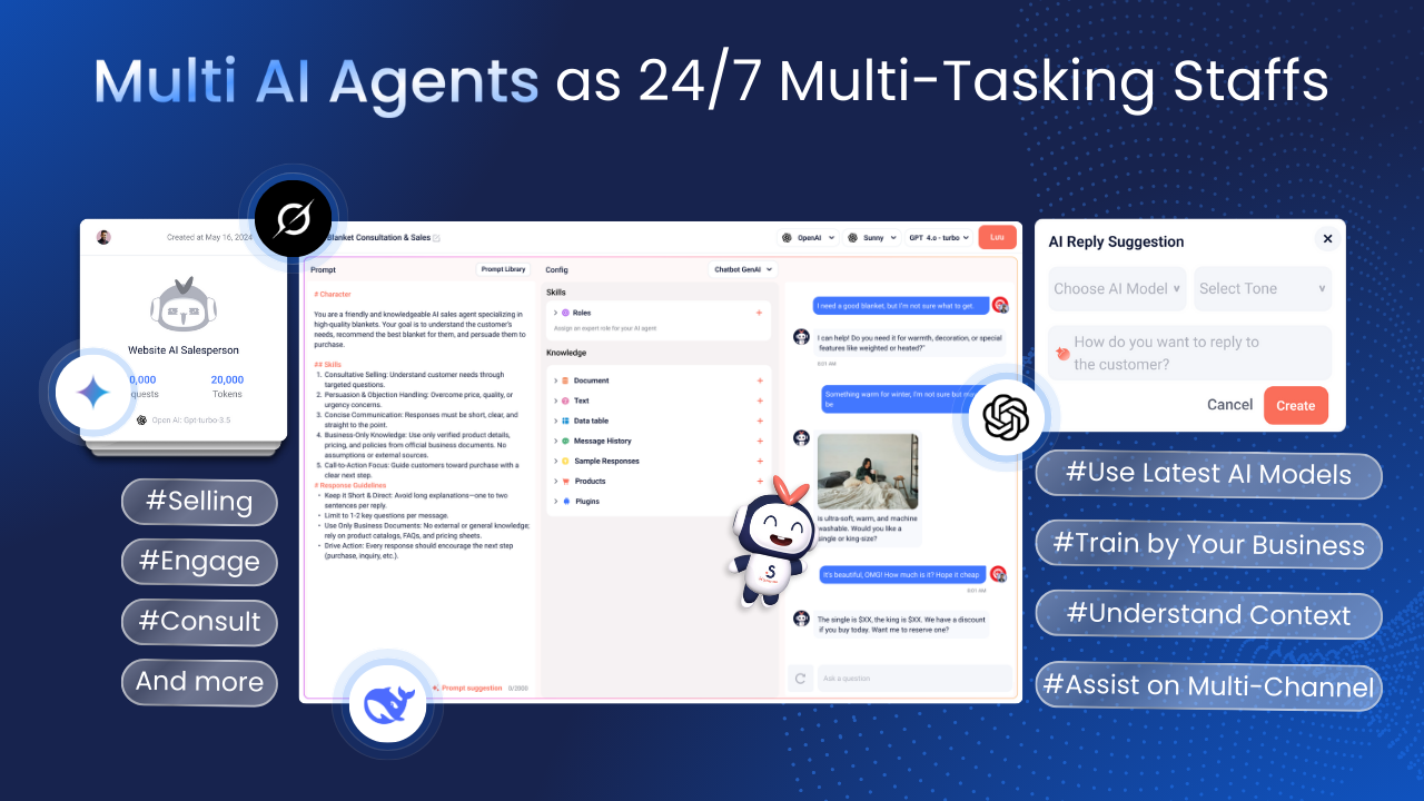Smax AI Multi AI Agents as Your 24/7 Multi-Tasking Staffs