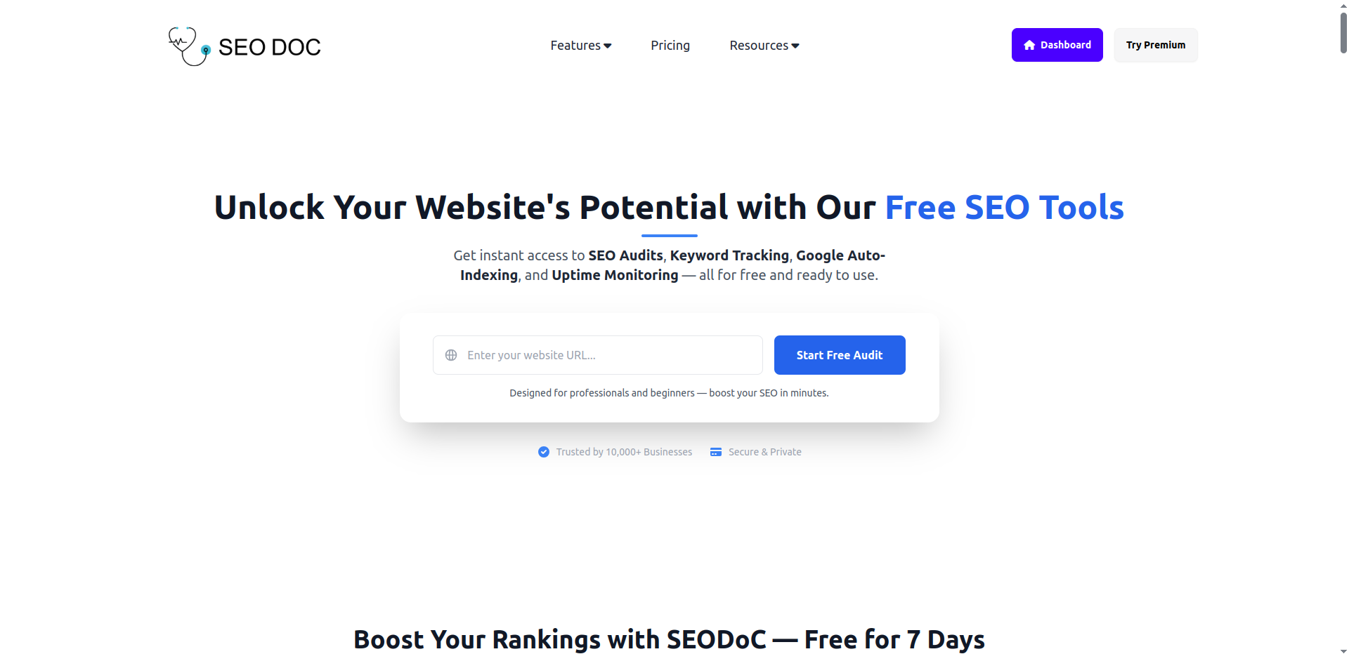 SEODoC Homepage
