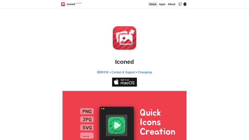 Iconed Landing Page