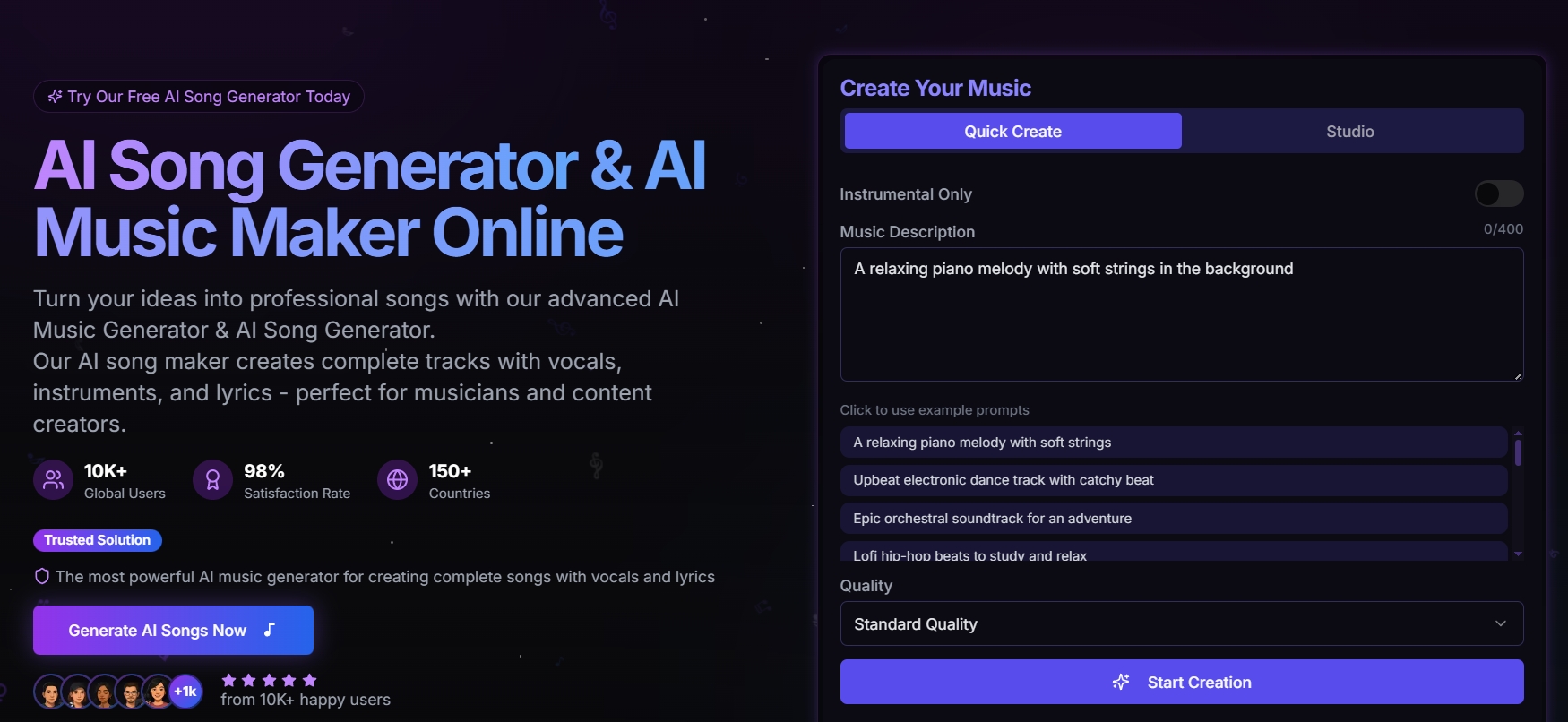 Lyrics To Song AI 