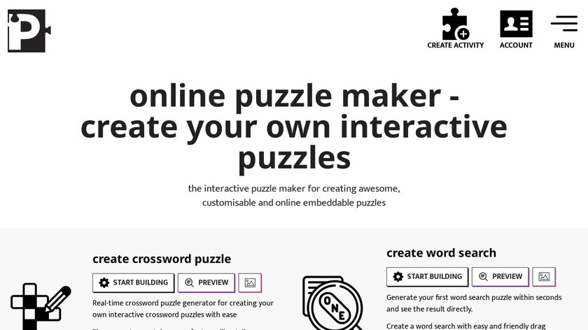 Puzzel Landing Page