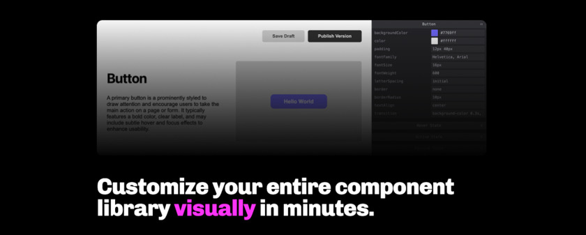 glitterkit UI Landing Page