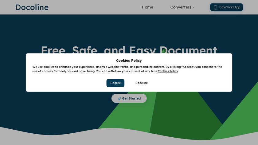 DocoLine Landing Page