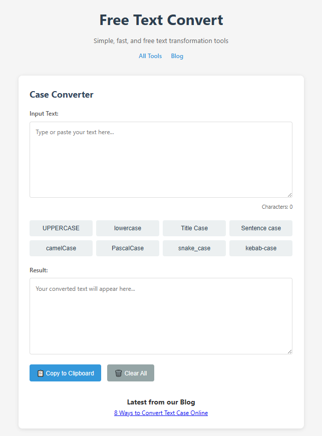 Free Text Convert 