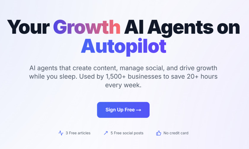 Vume.ai Landing Page