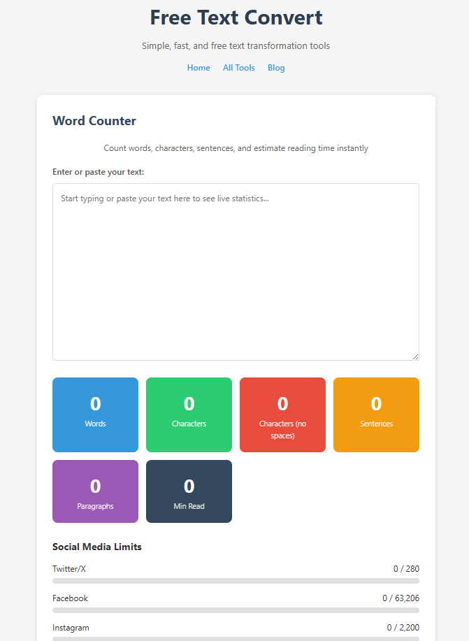 Free Text Convert 