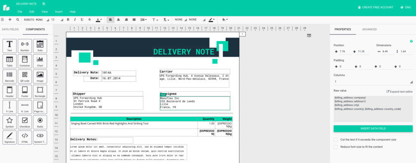 PDF Generator API Landing Page