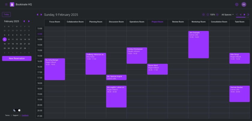 Bookinate Landing Page