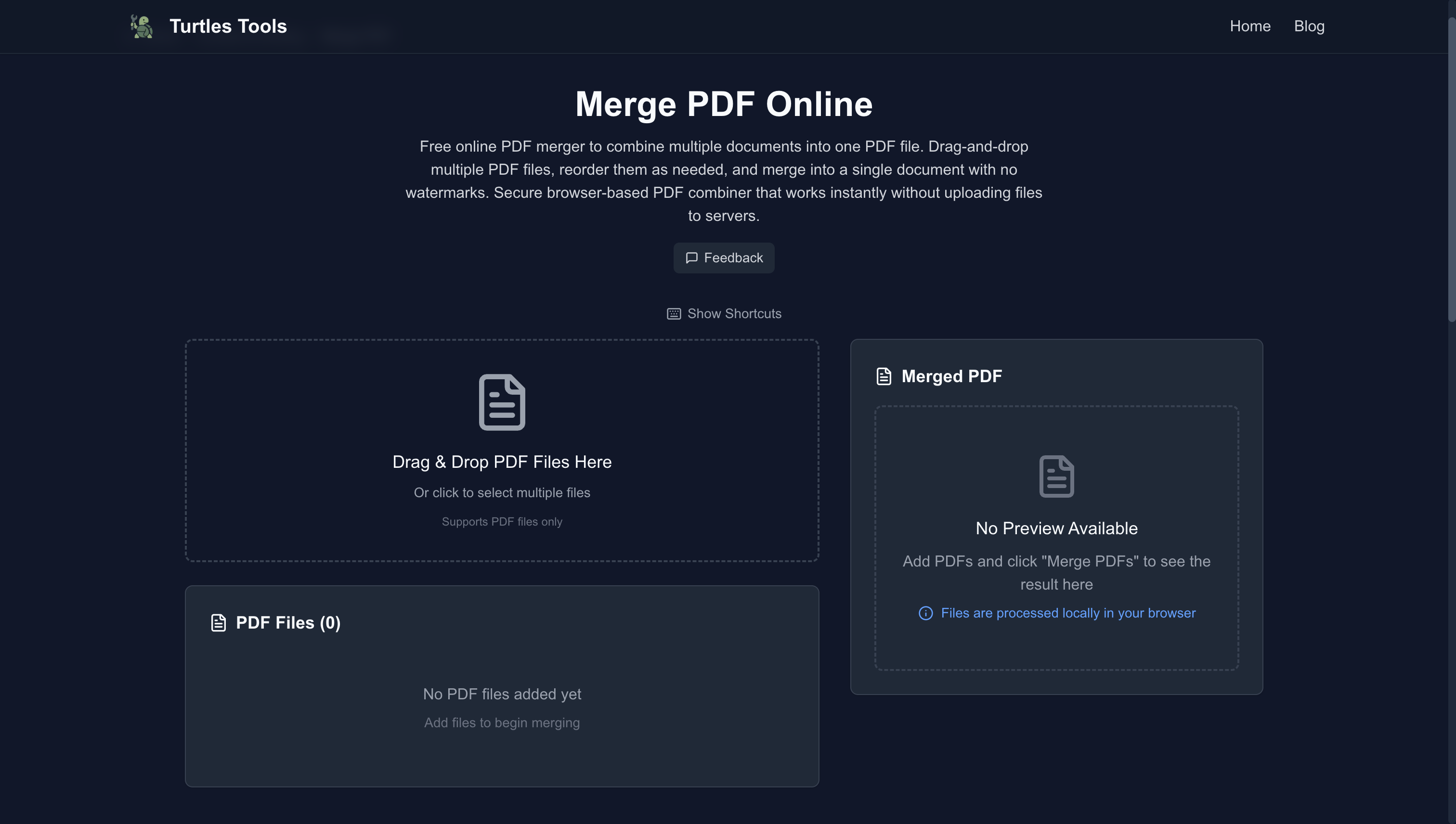 Turtles Tools Merge PDF