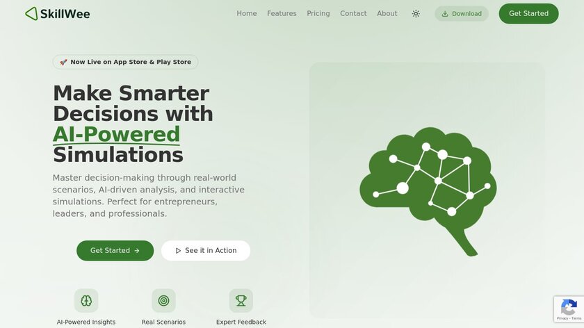 SkillWee Landing Page