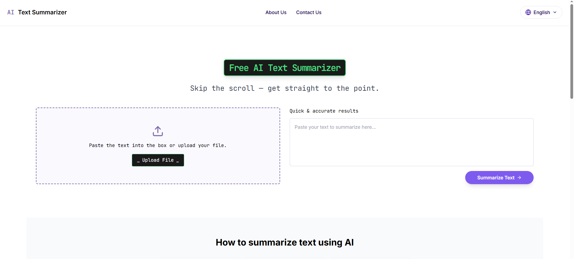 AITextSummarizer.net 