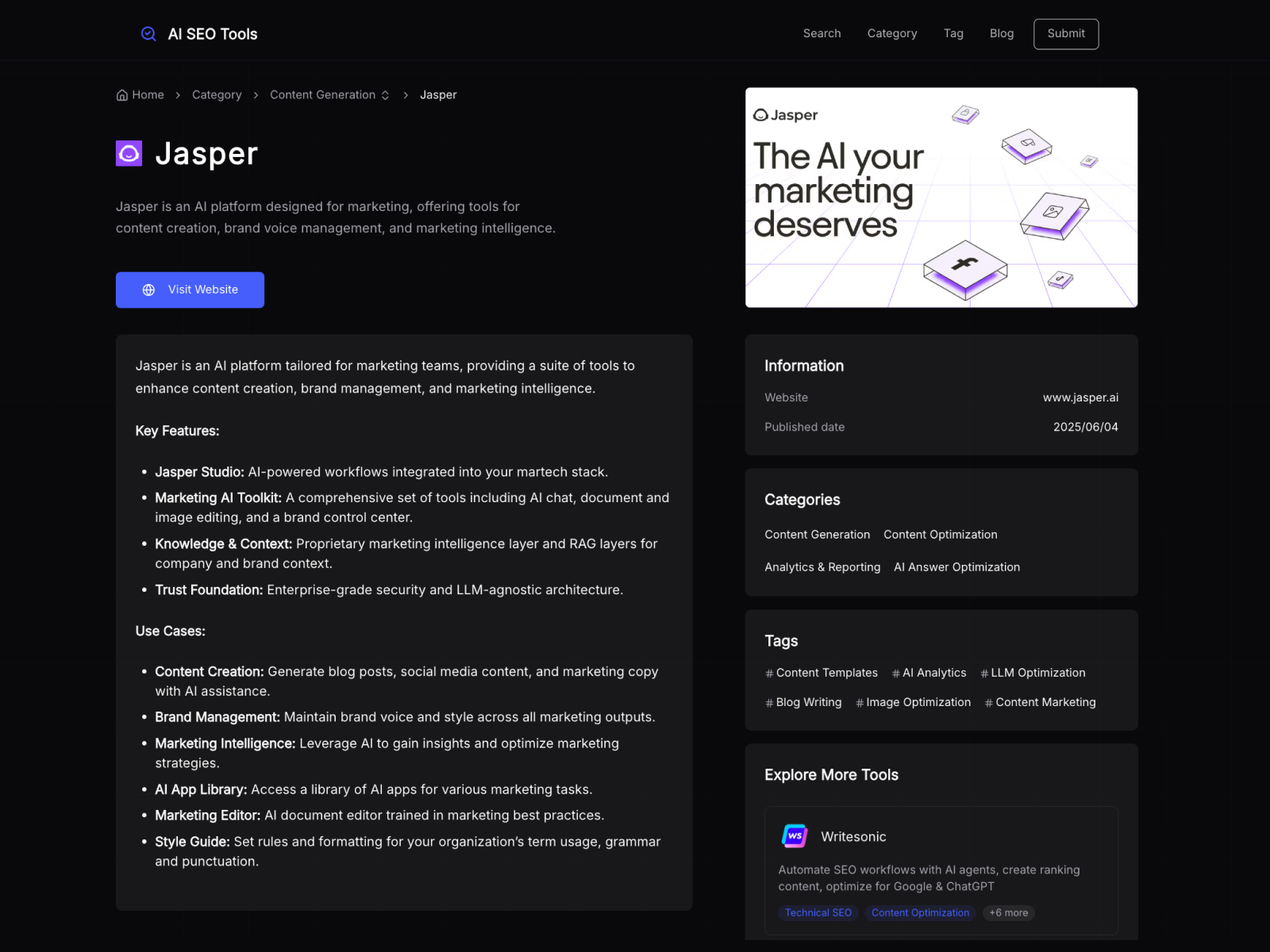 AI SEO Tools AI SEO Tools Demo