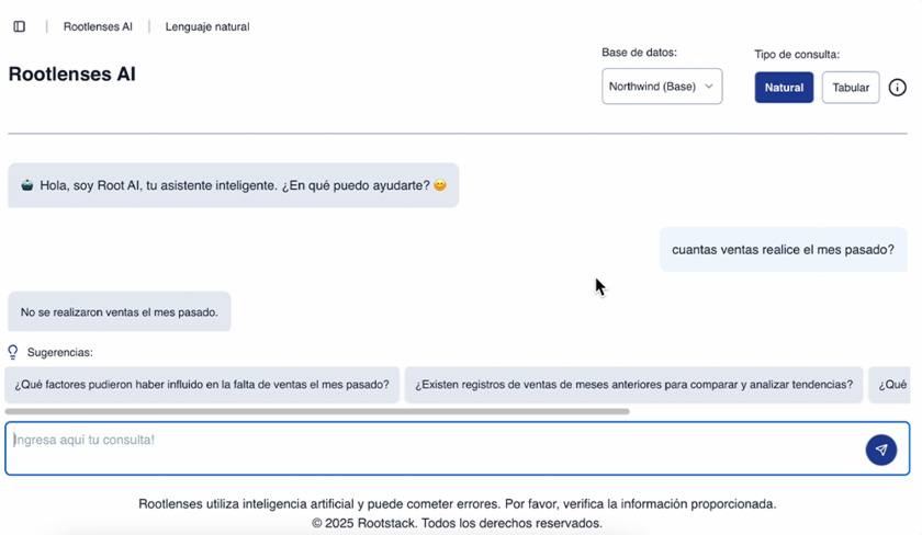 Rootlenses Landing Page