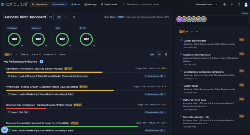 Catipult.ai Dashboard