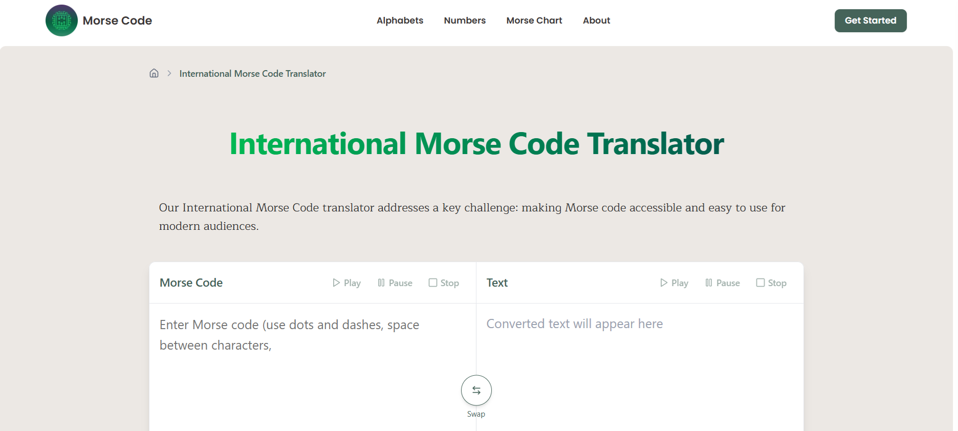 Morse Code Holistic 