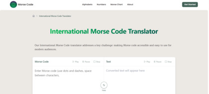 Morse Code Holistic image