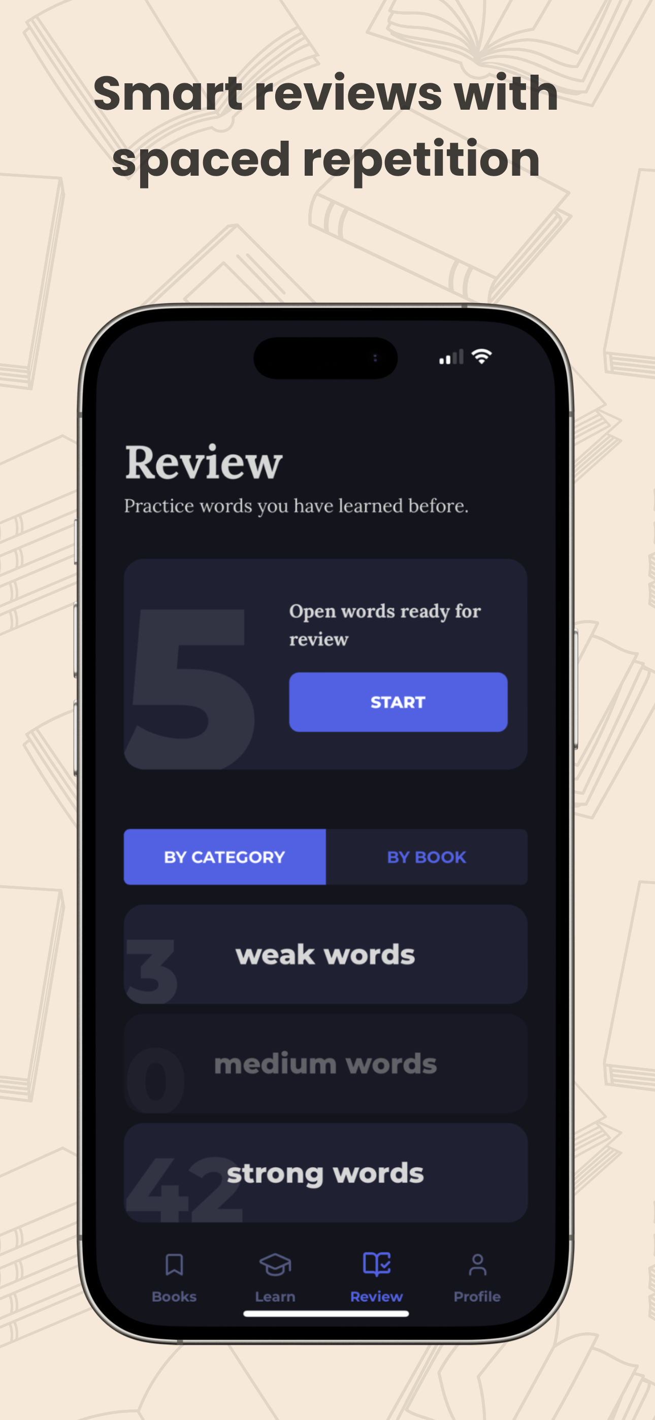 LanguageLeveler Smart reviews with spaced repetition