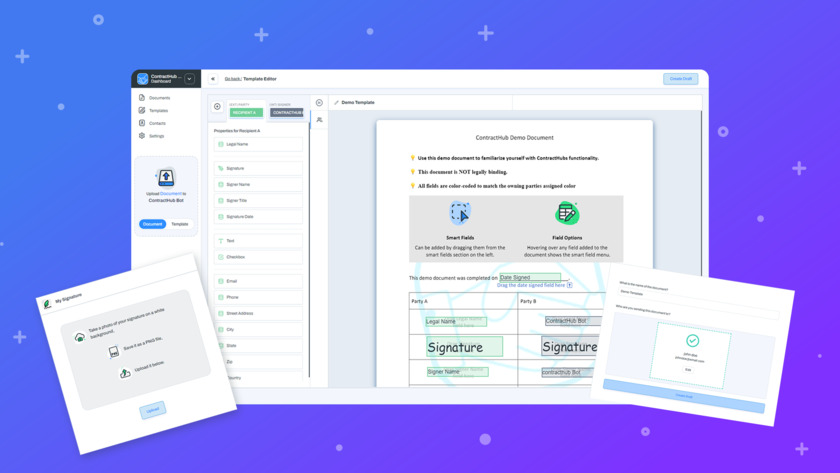 ContractHub Landing Page