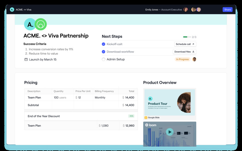 Dock.us Landing Page