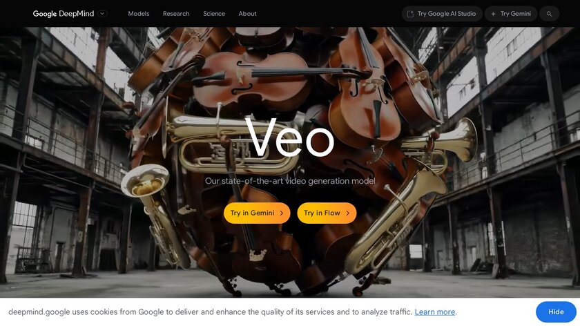 Google Veo Landing Page